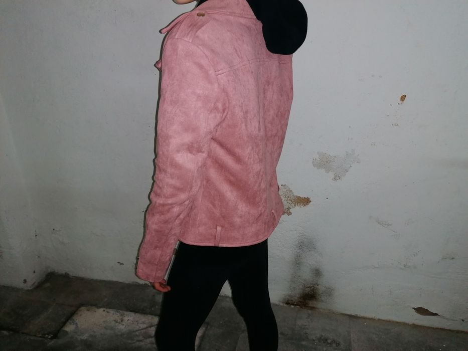Blusão camurça quentinho juvenil
