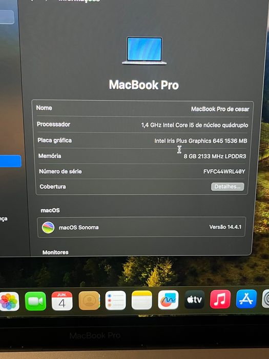 MacBook Pro 15 , 2017, como novo