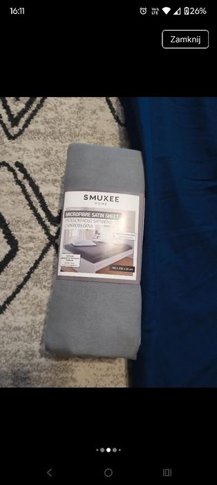 Prześcieradła na gumce duże nowe  sztuk 2