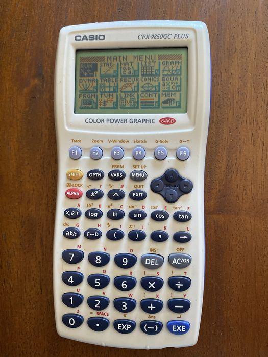 Calculadora Gráfica Casio CFX-9850GC Plus