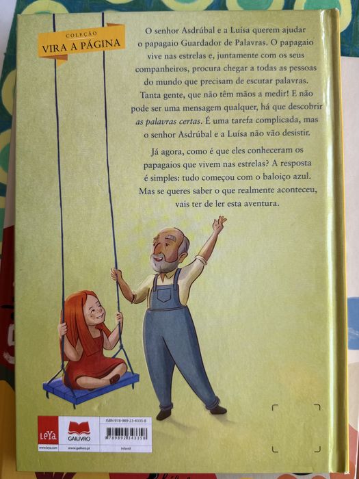 Livro O baloiço azul