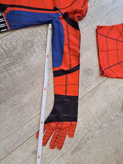 Przebranie, strój Spider-Man- niebieski/ czerwony - rozm 92/98 (100)