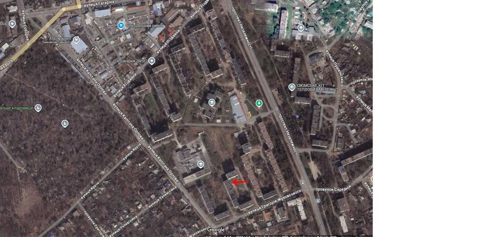 Квартира  Зх кімнатна., район ІЗОС
