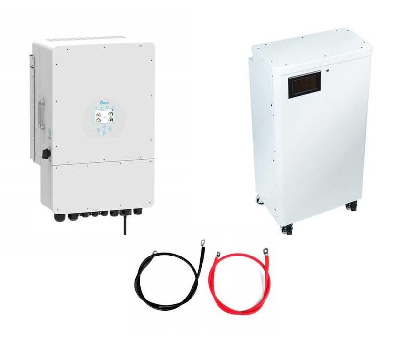 Zestaw fotowoltaiczny hybrydowy Deye 12kWh + Magazyn energii 16kWh