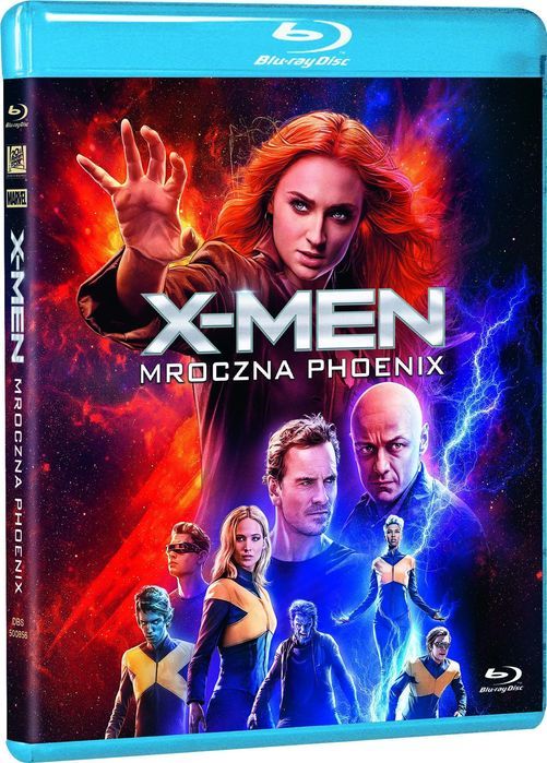 X-Men. Mroczna Phoenix, Blu-Ray. Nowy Produkt