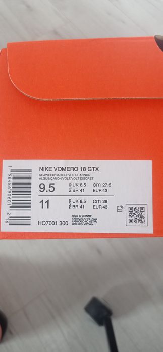 Nike Vomero 18 Gore-tex roz.43