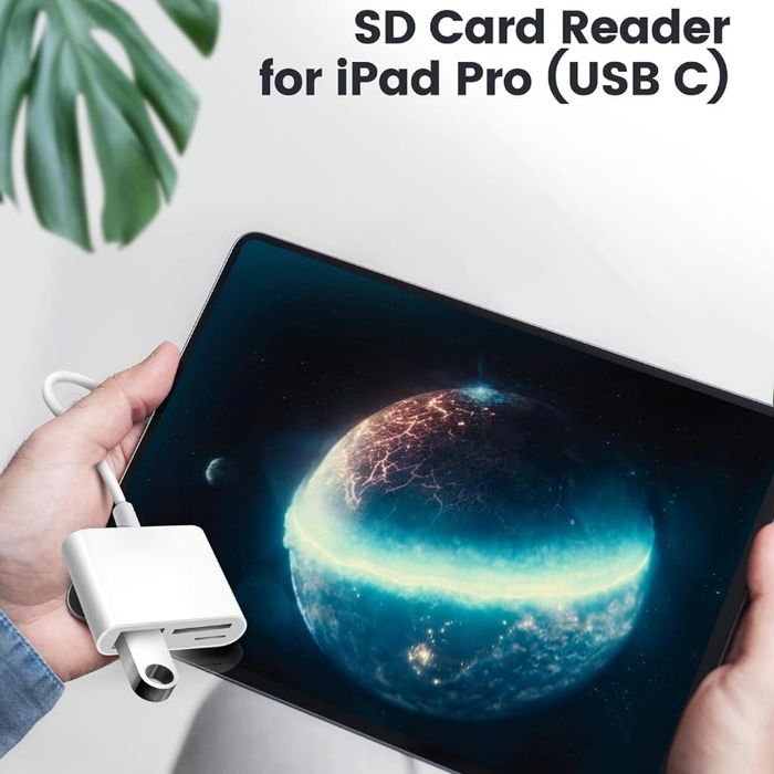 Czytnik kart pamięci adapter 3w1 typ C Tf  Sd USB