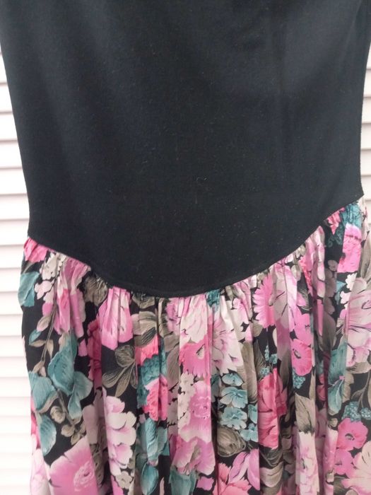 Item dressing sukienka kwiaty 42 40 vintage