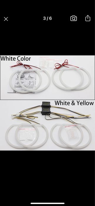 Ангельские глазки для BMW E46 E36 E38 E39 Е53 E60 E61 Е81 E90 E92 E93