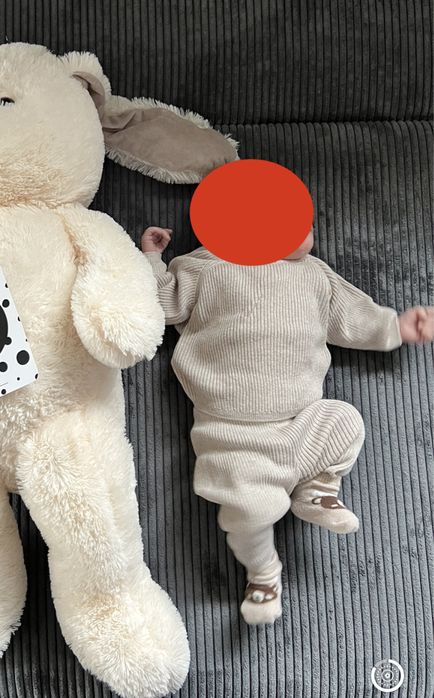 Komplet niemowlęcy H&M r 56