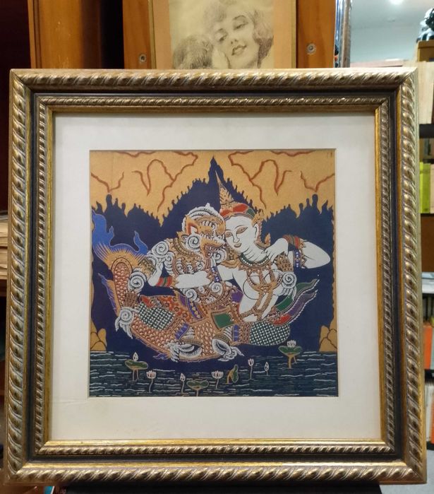 Quadro Ramayana e Hanuman