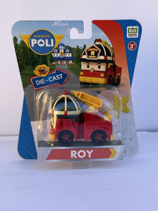 Металева машинка Poli Полі Робокар Хеллі Спукі Сенді Макс