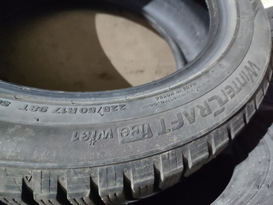 ‼️Гума зимова 225/50 R17 marshal kumho зима комплект 4шт шипи‼️