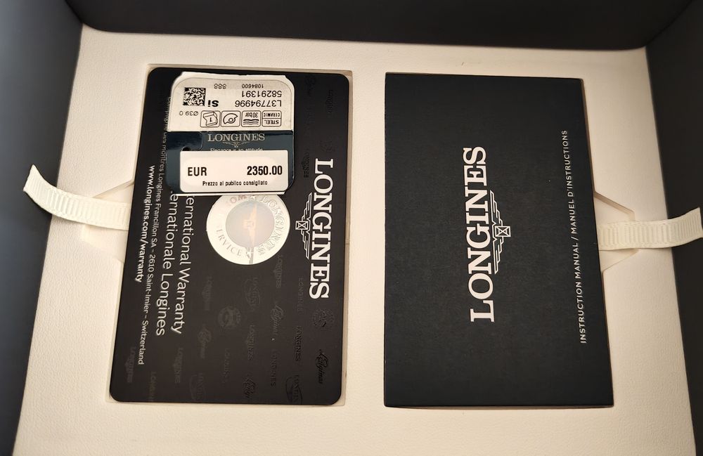 Relógio Longines Hydroconquest 39mm L37794996 NOVO