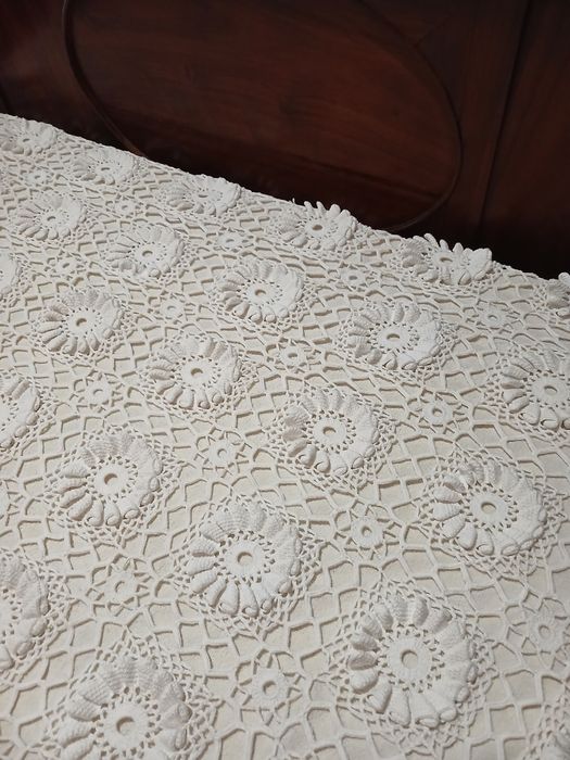 Colcha feita à mão, crochet  cama de casal