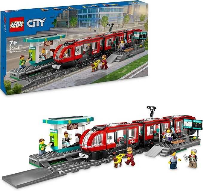 LEGO City 60423 Eléctrico e estação central