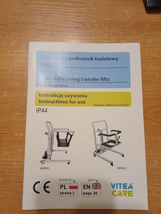 Elektryczny podnośnik wózek  niepełnosprawnych