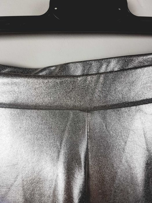 Srebrne getry przebranie kosmitka galaxy XS/S AF205