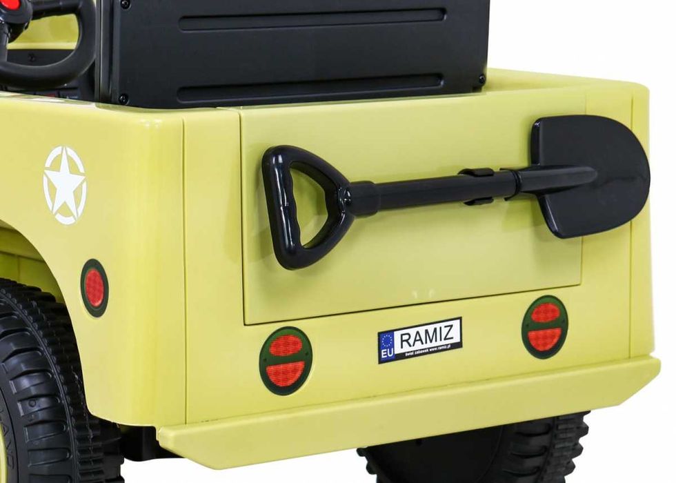 Auto Elektryczne dla Dzieci - Willys Wojskowy 4×4 Retro