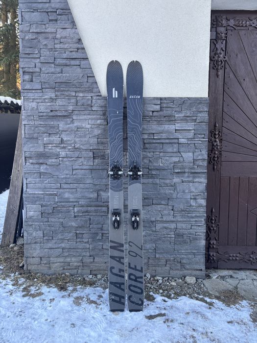 Narty skiturowe skitouring hagan core 170 czarne foki