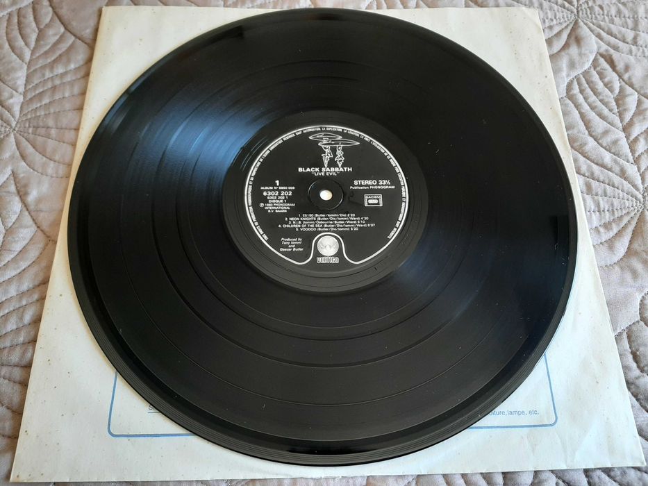 Black Sabbath - Live Evil - França - 2 x Vinil LP