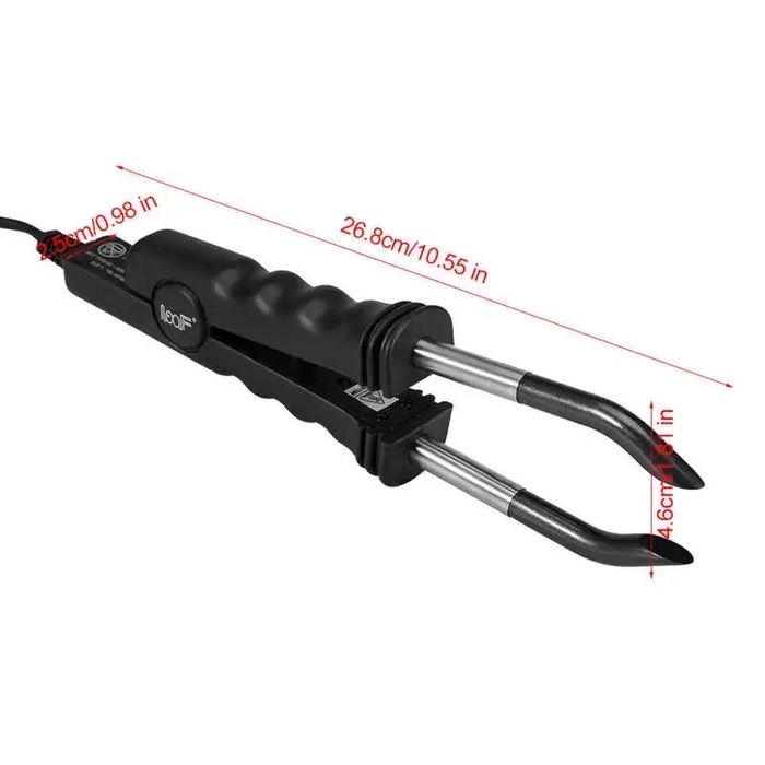 Щипцы для наращивания волос белые, черные, розовые