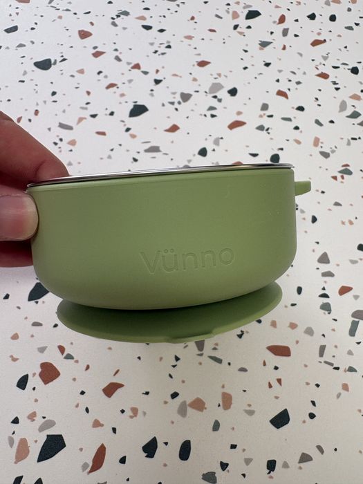 Conjunto de Alimentação Infantil em Silicone e Aço Inoxidável