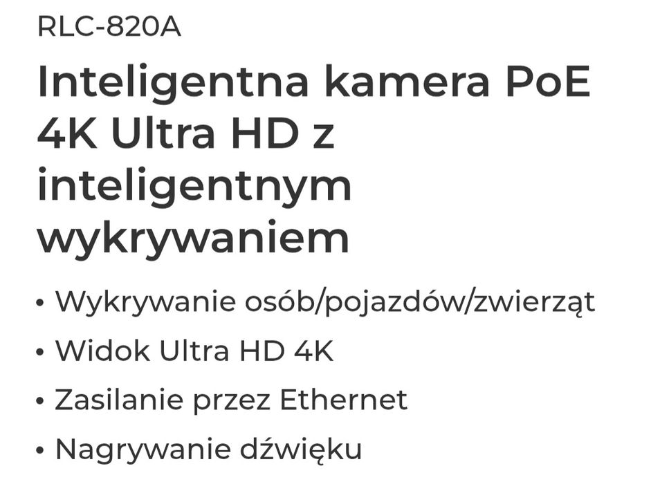 Reolink RLC - 820 A, kamera zewnętrzna
