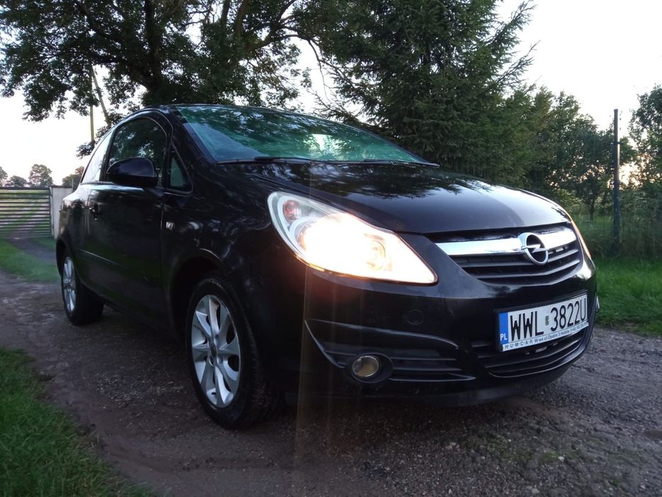Opel Corsa Ładna, czarna, sprawna Opel Corsa D 1.2 benzyna 2007