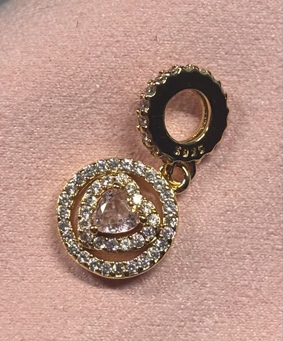Charms zawieszka serduszko do bransoletki typu Pandora