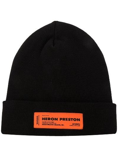 Шапка Heron Preston Classic Black Beanie Оригинал