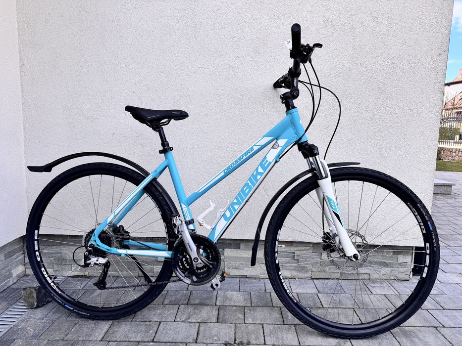 Gwarancja! Jak nowy Unibike Crossfire koła 28” rama 19” Alivio hydraulika