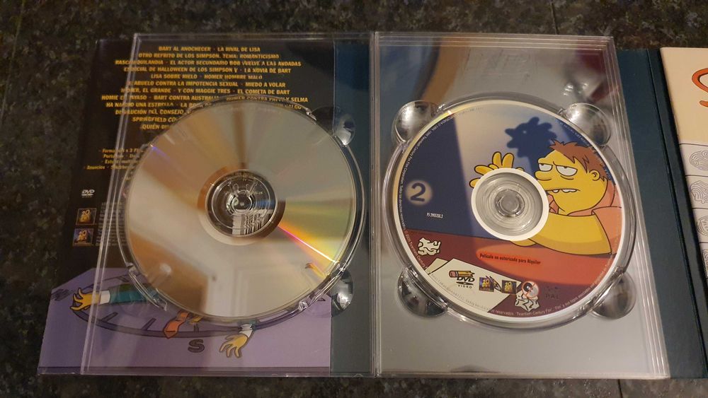 DVD edição Coleccionador Os Simpsons Temporada 6 (Espanhol)