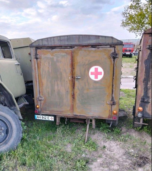 Продам военный КУНГ, установленный на прицепном шасси размер 2х2,8х1,8м.