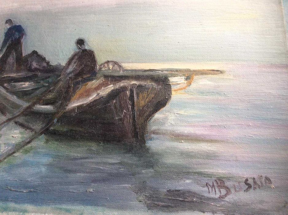 Картина, Италия .масло .Привезена из Италии.