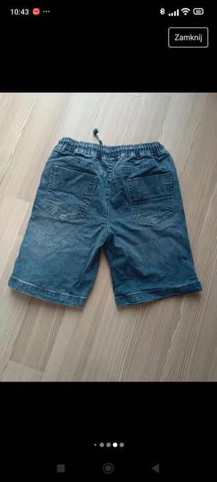 Chłopięce szorty jeansowe