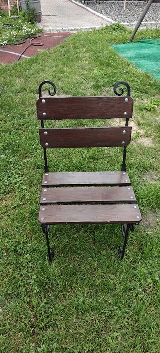 Krzesło stalowe (żeliwne) 8 szt składane