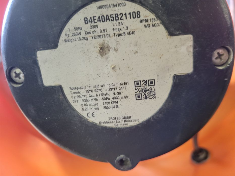 Wentylator tROTEC B 4E40