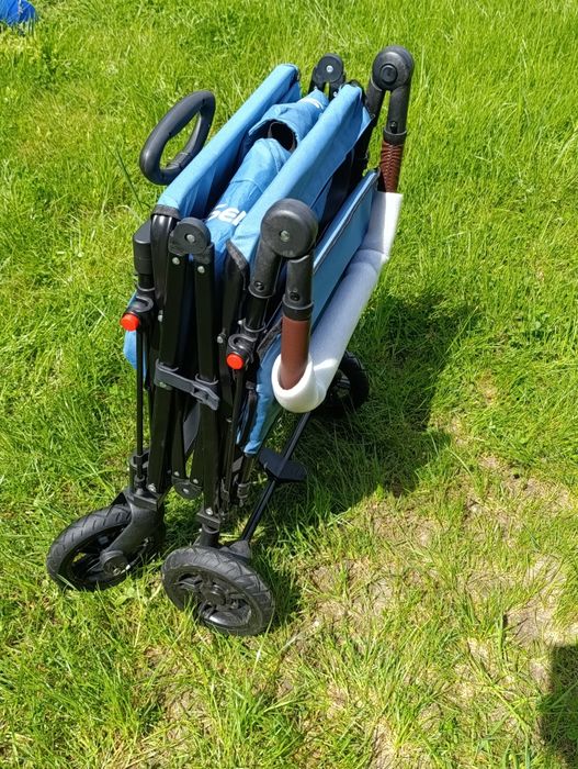 Wózek składany z dachem Sekey niebieski