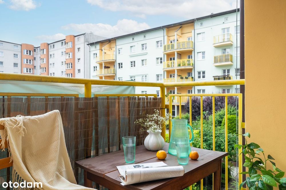 3 pokoje z balkonem i dużą piwnicą, blok z cegły - Centrum