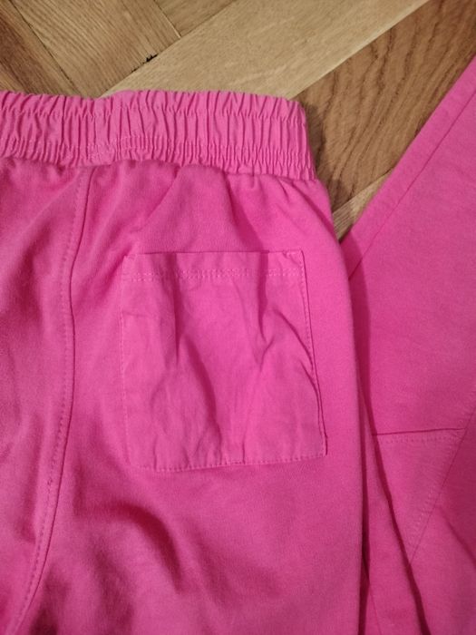 Dres Zara biało różowy 152