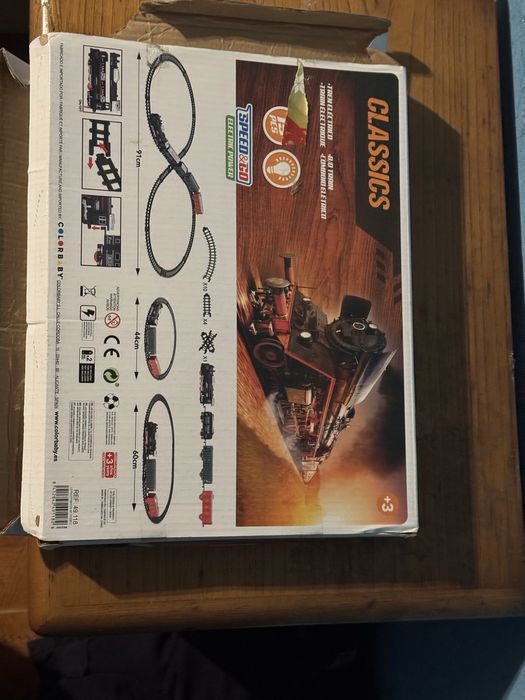 o pista de comboio em òtimo estado