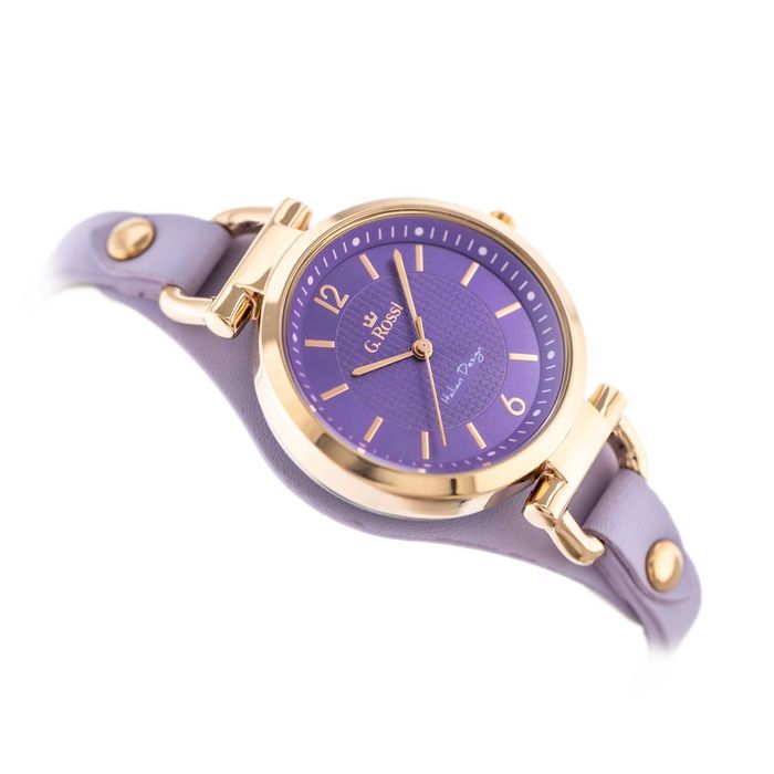 Zegarek damski G. ROSSI - LESTI NA PASKU zg631e + BOX