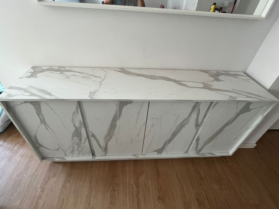 Conjunto moveis estilo marmore