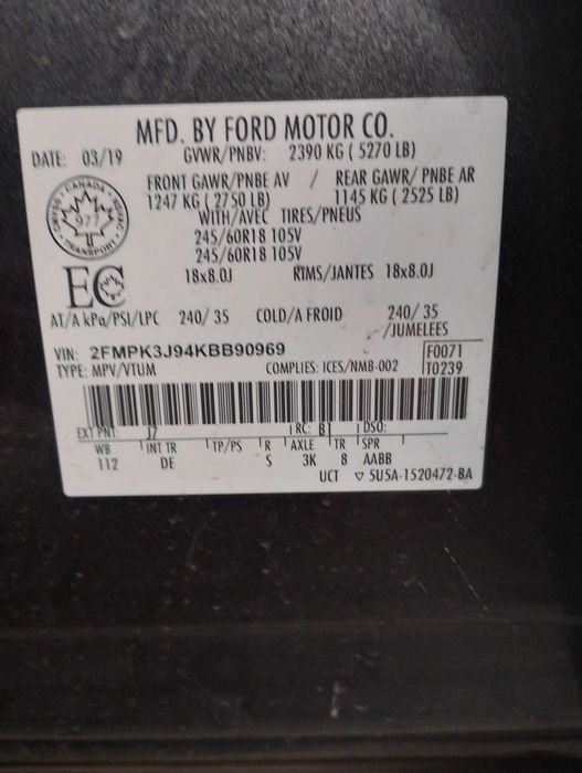 Sprzedam  Ford Edge. 2,0 benzyna ecoboost