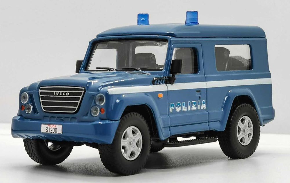 Model 1:50 Bburago Iveco Massif Polizia di Stato Włochy