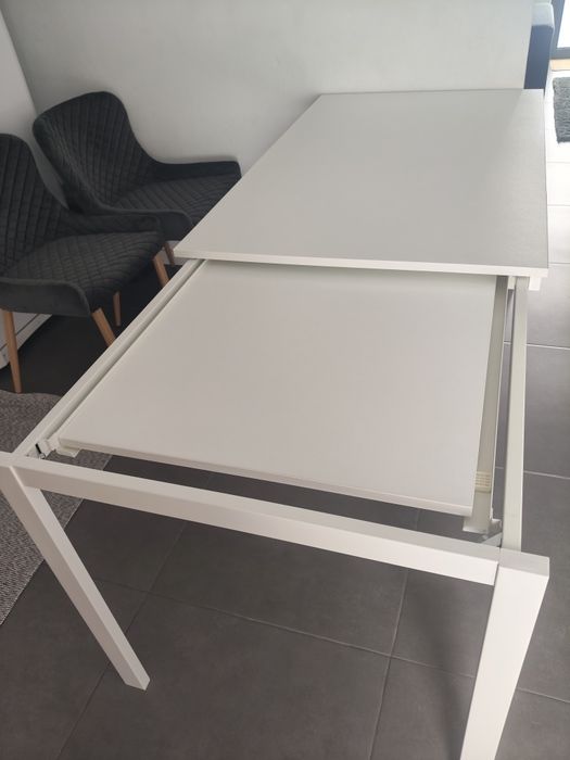 Mesa extensível branca