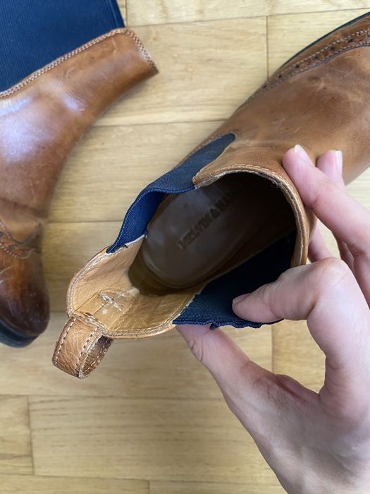 Skórzane sztyblety botki brązowe 38 skóra eleganckie damskie