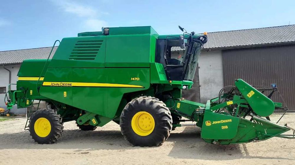 Kombajn John Deere 1470 krajowy 1 właściciel