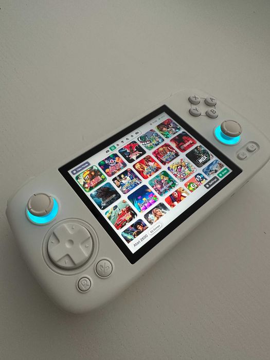 Anbernic RG406H Branca (128GB) – Emula até PS2 / GameCube